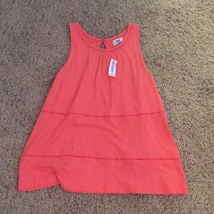 Coral top old navy size large NWT